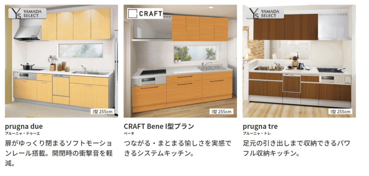 ヤマダ電機キッチンリフォームの価格帯