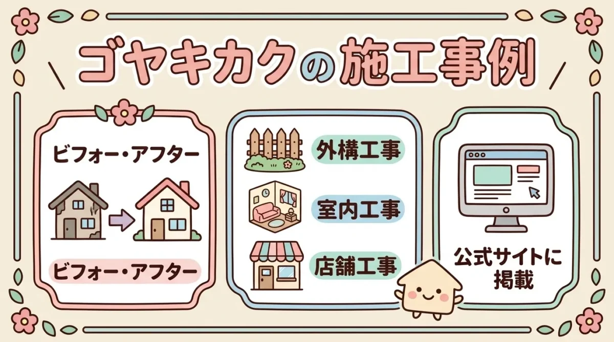 ゴヤキカクの施工事例